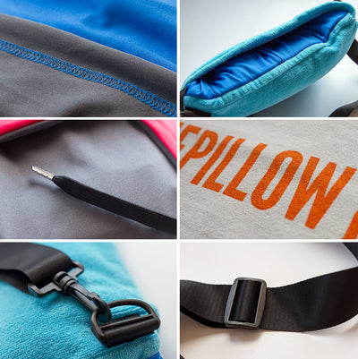 HoodiePillow 5-in-1 Beach Towel - HoodiePillow® Brand Pillowcase and Hooded Travel Pillow
 - 4