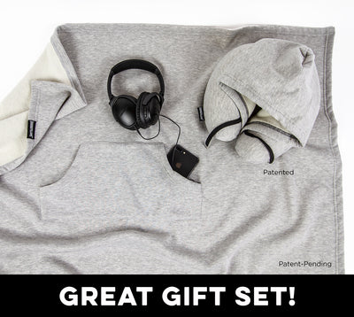 HoodiePillow® Blanket with Pocket