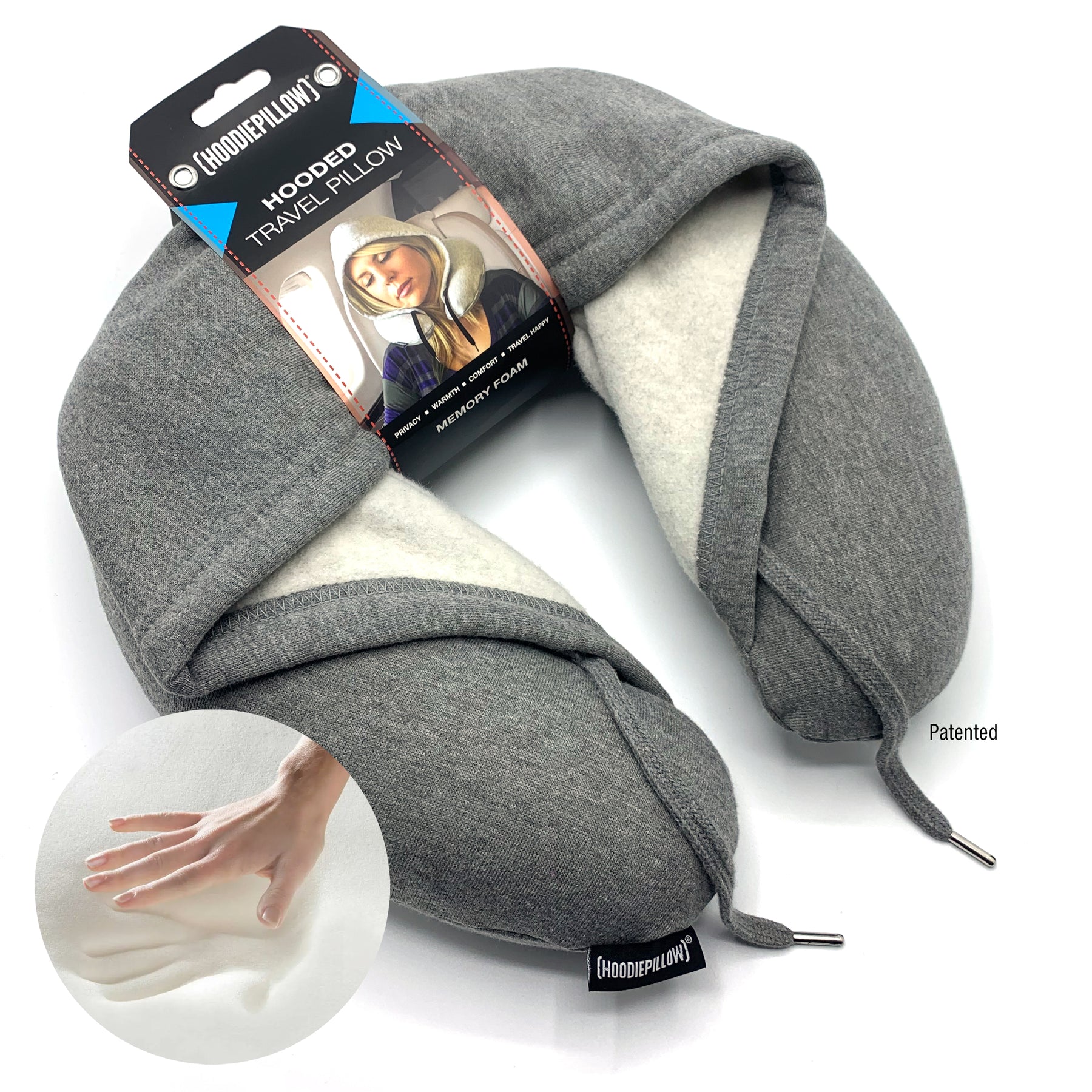Memory Foam Travel HoodiePillow