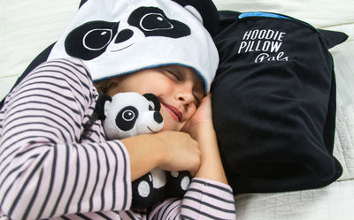 HoodiePillow® Pals - Pillowcase with Stuffed Animal