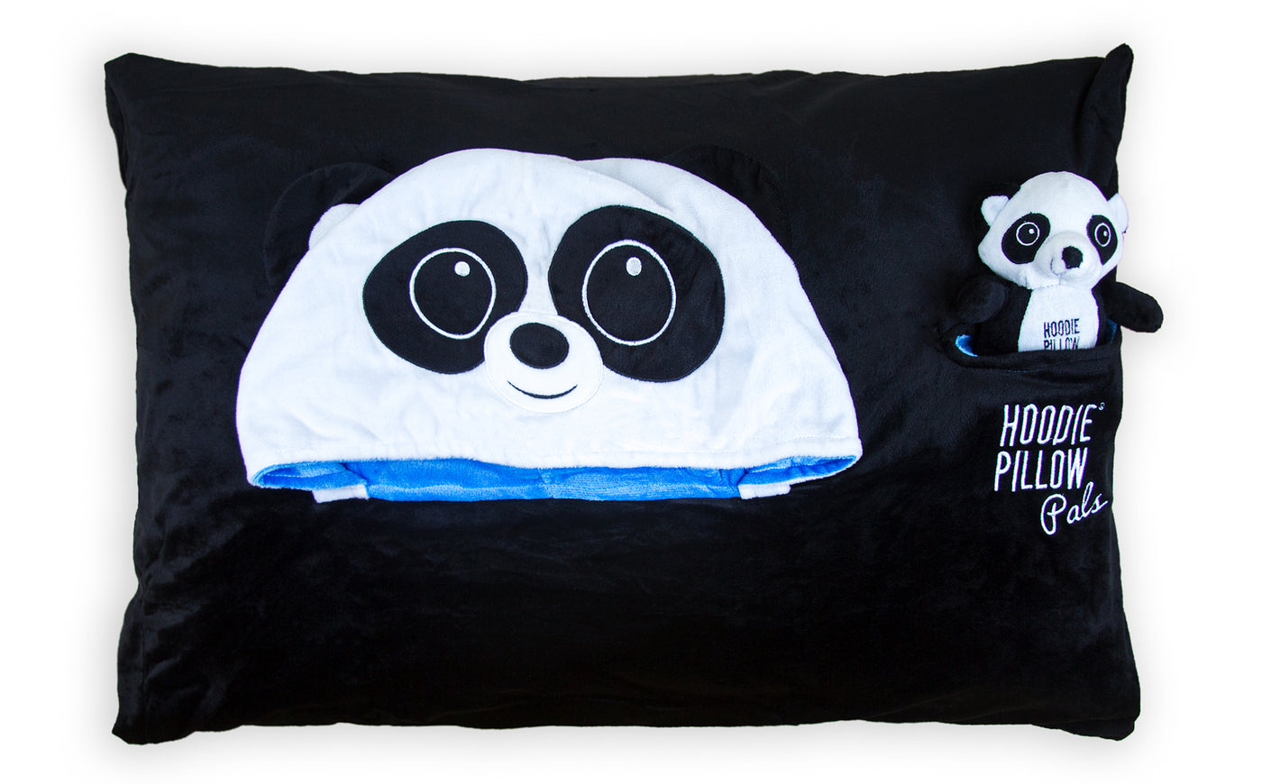 HoodiePillow® Pals - Pillowcase with Stuffed Animal